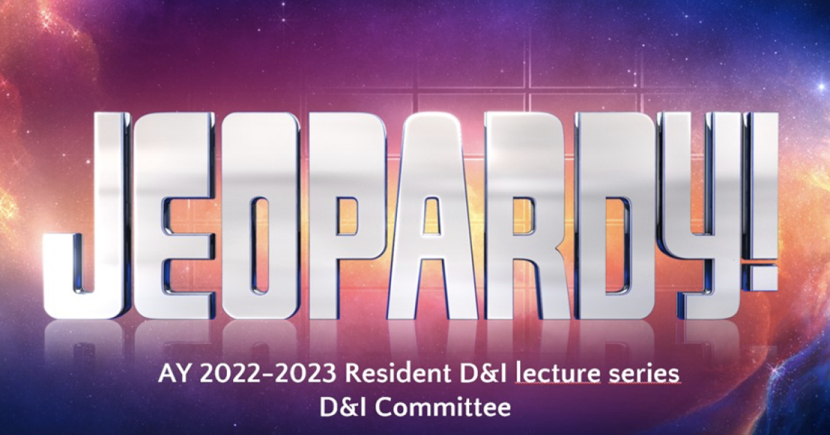 Diversity & Inclusion Jeopardy Noon Conference Department of